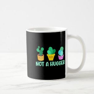 Cute Kawaii Do Not Hug I'm Not A Hugger Cactus Coffee Mug