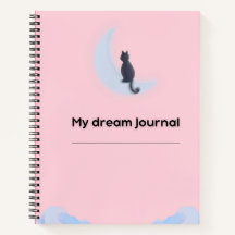 Cute Kawaii Dream Journal Pastel Pink Clouds Notes