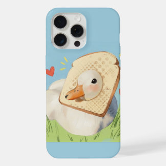 Cute Kawaii Duck Bread Head Pastel iPhone Case