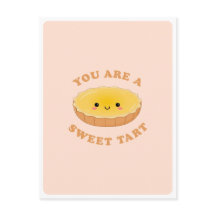 Cute Kawaii Egg Tart Dessert Food Pun Love Quote