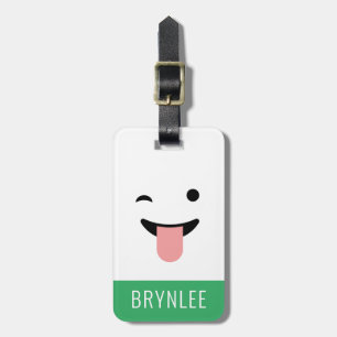 Cute Kawaii Face Luggage Tag