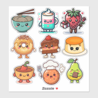 Cute Kawaii Foods | Donut, Coffee, Ramen