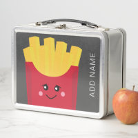 Cute Kawaii French Fries with Custom Name