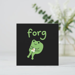 Cute Kawaii Frog Cake Meme Cute Aesthetic Forg  Invitation