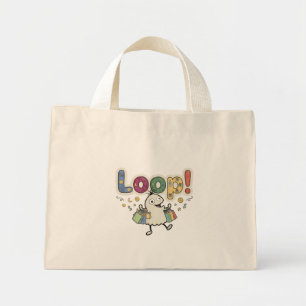 Cute Kawaii Frog Loop Shopping Gift Mini Tote Bag