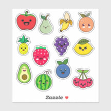 Cute Kawaii Fruit Stickers 