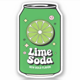 Cute Kawaii Fun Fruity Lime Soda Juice Drink
