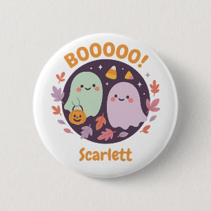 Cute Kawaii Ghosts Boo Halloween Candy Corn Party 6 Cm Round Badge