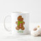 Cute Kawaii Gingerbread Personalised Christmas Mug
