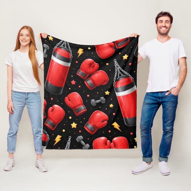Cute Kawaii Graphic Fleece Blanket (In Situ)
