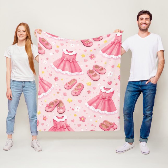 Cute Kawaii Graphic Fleece Blanket (In Situ)