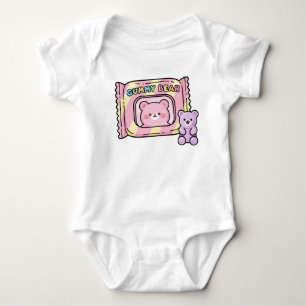 Cute Kawaii Gummy Bear Candy Baby Bodysuit