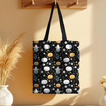 Cute Kawaii Halloween Fairy and Pastel Pumpkins