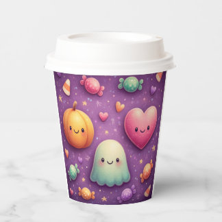 Cute Kawaii Halloween Paper Cups