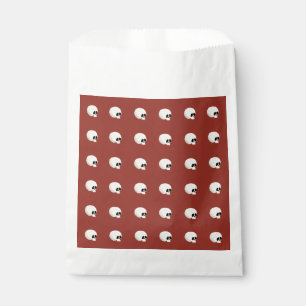 Cute Kawaii Halloween Skull Polka Dots red Favour Bag