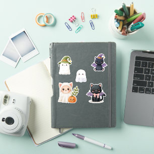 Cute Kawaii Halloween Sticker Sheet