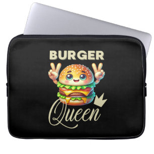 Cute Kawaii Hamburger Laptop Sleeve