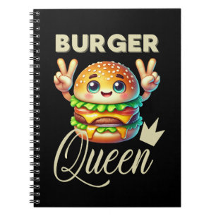 Cute Kawaii Hamburger Notebook
