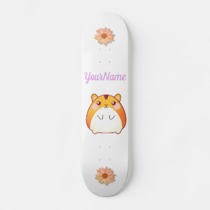 Cute Kawaii Hamster Custom Skateboard