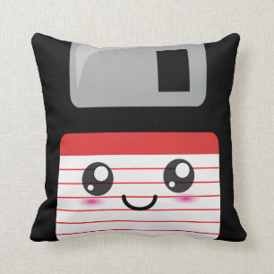 Cute / Kawaii Happy Floppy Disc Pillow