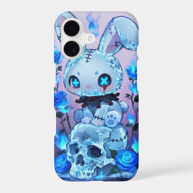 Cute Kawaii Horror Bunny iPhone 17 Case Mate (Back)