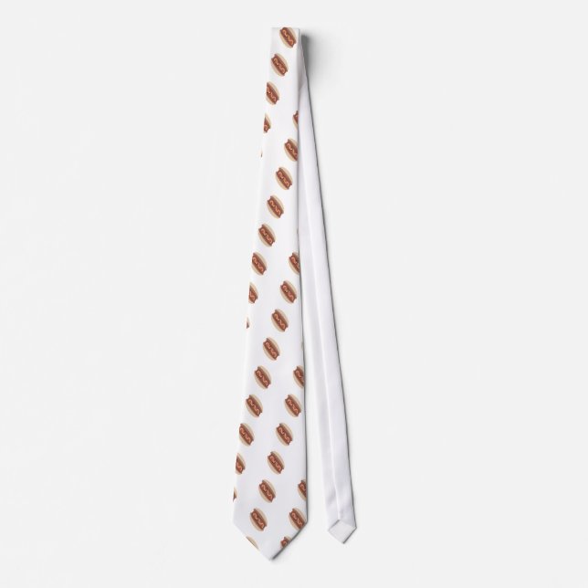 Cute Kawaii Hot Dog Tie (Front)