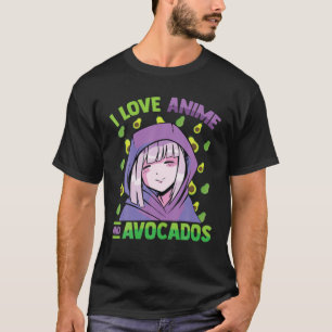 Cute Kawaii - I Love Tacos And Anime - Otaku Guy - T-Shirt