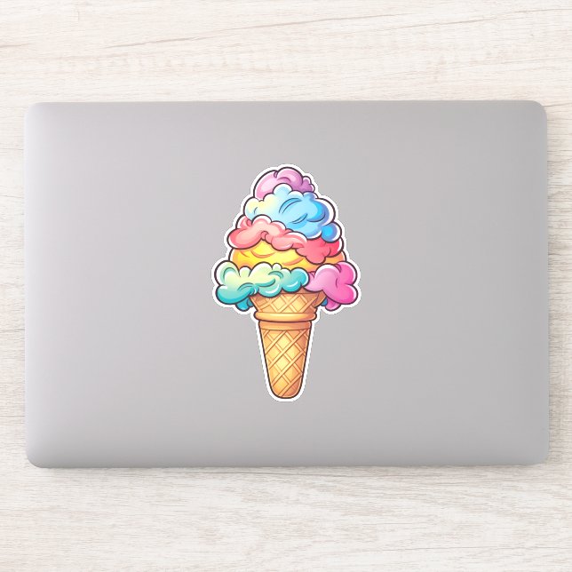 Cute Kawaii Ice Cream Cone | Sweet Treat (Computer)