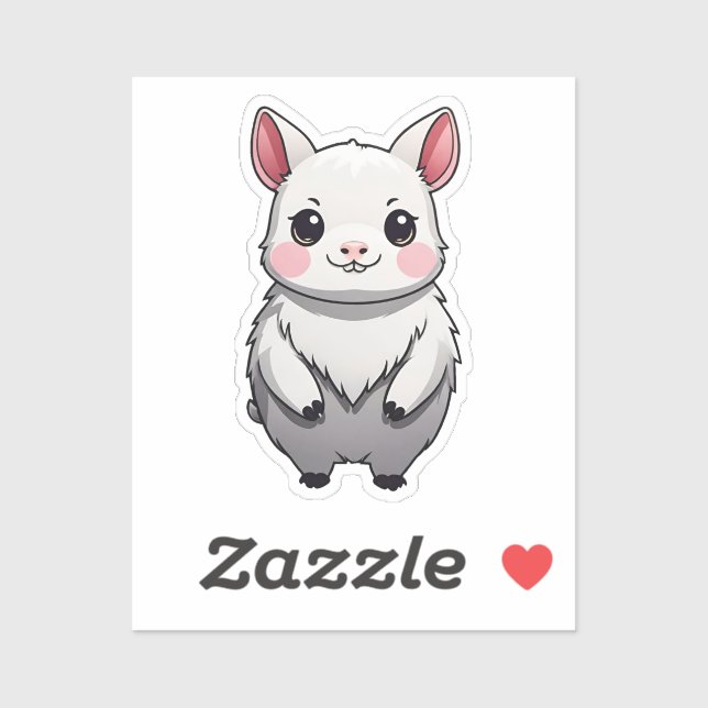 Cute Kawaii Inspired 6 - Capybara Sticker (Sheet)