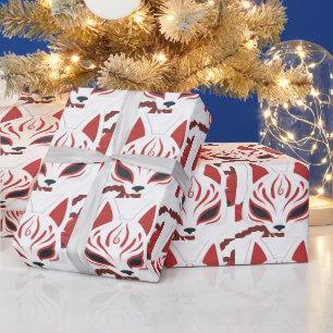 Cute Kawaii Japanese Aesthetic Cat Wrapping Paper 