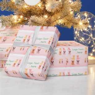 Cute Kawaii Japanese Aesthetic Cat Wrapping Paper