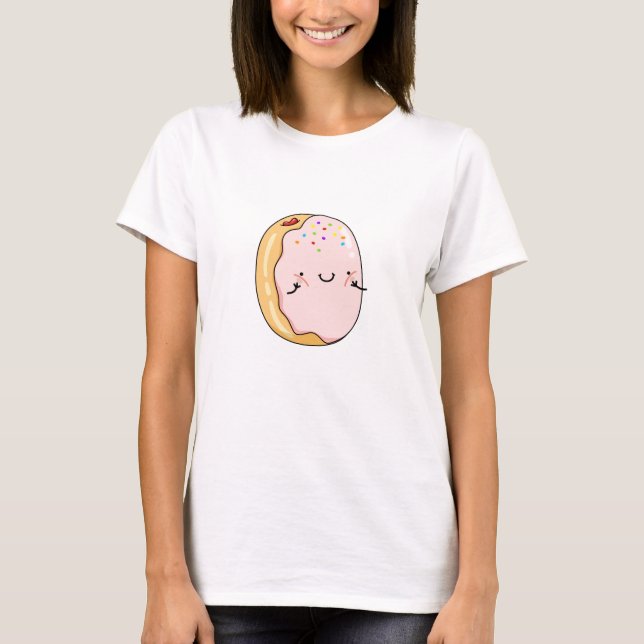 Cute Kawaii Jelly Donut T-Shirt (Front)