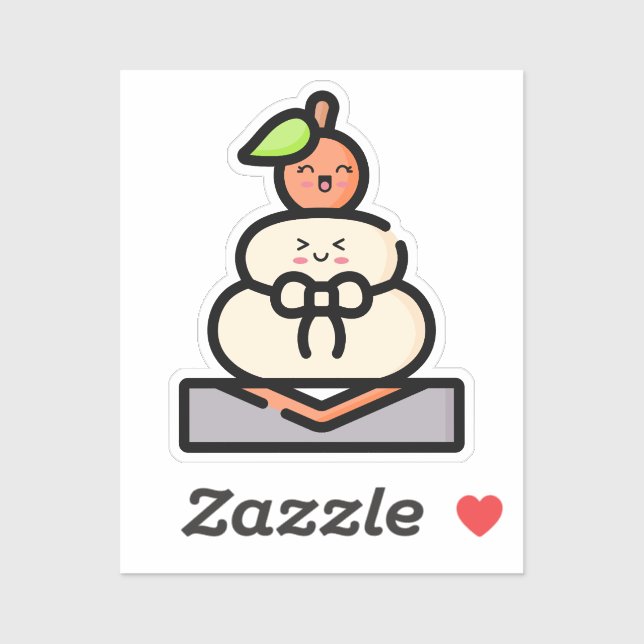 Cute Kawaii Kagami Mochi (Sheet)