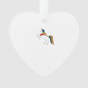 Cute Kawaii Kids Unicorn Red Panda Lover T-Shirt Ornament