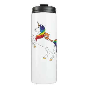 Cute Kawaii Kids Unicorn Red Panda Lover T-Shirt Thermal Tumbler