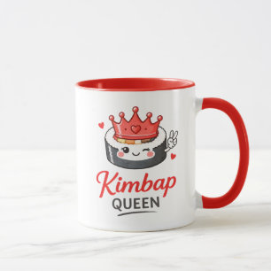 Cute Kawaii Kimbap Korean Food Funny Saying Mug