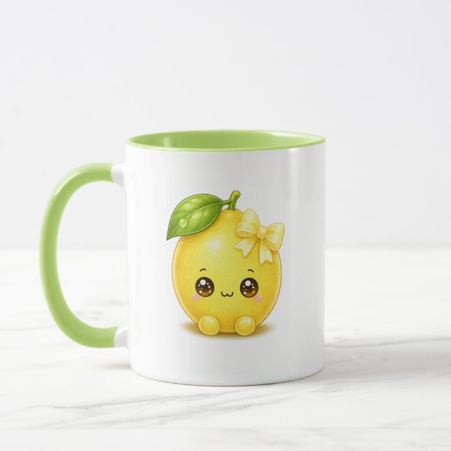 Cute Kawaii Lemon Mug (Left)
