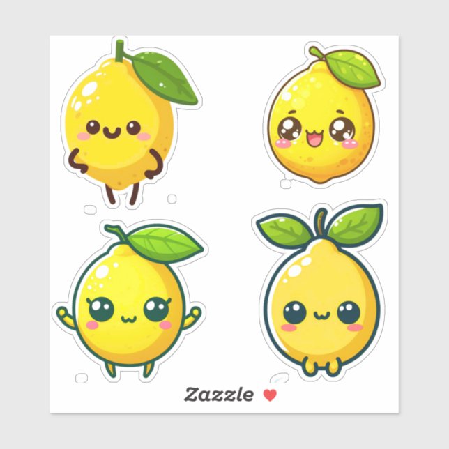 cute kawaii lemons (Sheet)
