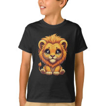 Cute Kawaii Lion Cub Illustration