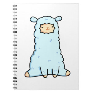 Cute Kawaii Llama Notebook
