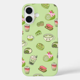 Cute Kawaii Matcha Desserts Phone Case