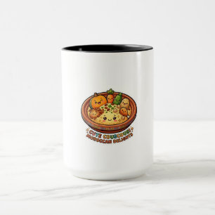 Cute Kawaii Moroccan Couscous Friday Gathering Col Mug