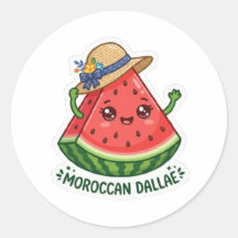 Cute Kawaii Moroccan Dallae Traditional SumSticker