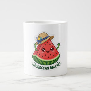 Cute Kawaii Moroccan Dallae Traditional SumSticker Large Coffee Mug