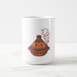 Cute Kawaii Moroccan Tajine Food Cultural Sticker Coffee Mug