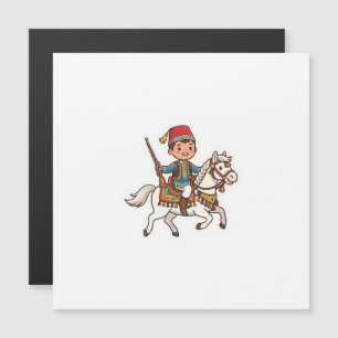 Cute Kawaii Moroccan Tbourida Horseman Cultural St