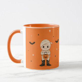 Cute Kawaii Mummy Halloween Mug