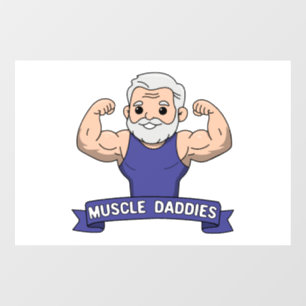 Cute Kawaii Muscle Daddy Bearded Bodybuilder
