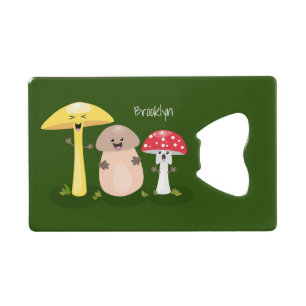 Cute kawaii mushroom fungi toadstool