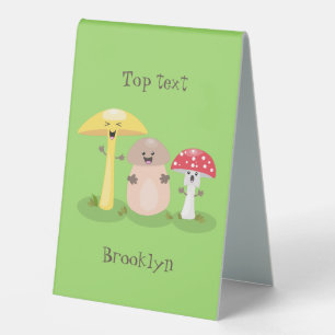Cute kawaii mushroom fungi toadstool